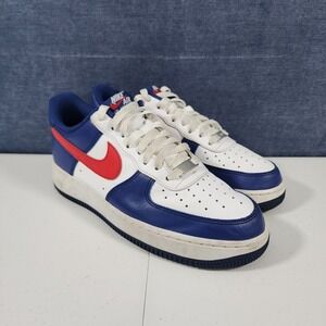 Nike Air Force 1 07' USA CZ9164-100 Red, White & Blue Mens Size 8 Sneakers Shoes